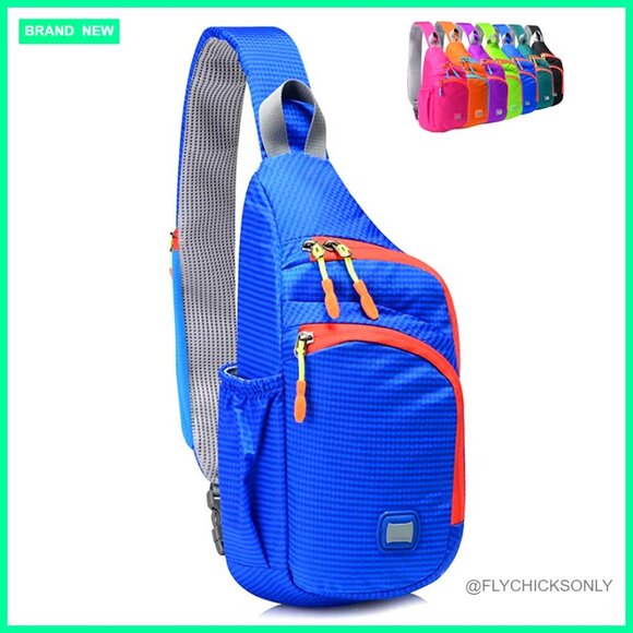 Waterproof Sling Backpack Daypack Crossbody Bag Adjustable Straps 7 Pockets main image 5